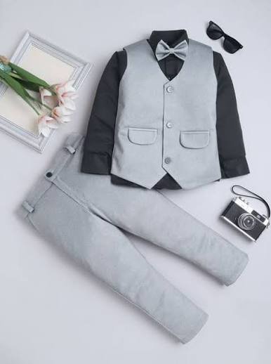Fourfolds Boys 3-Piece Suit Set